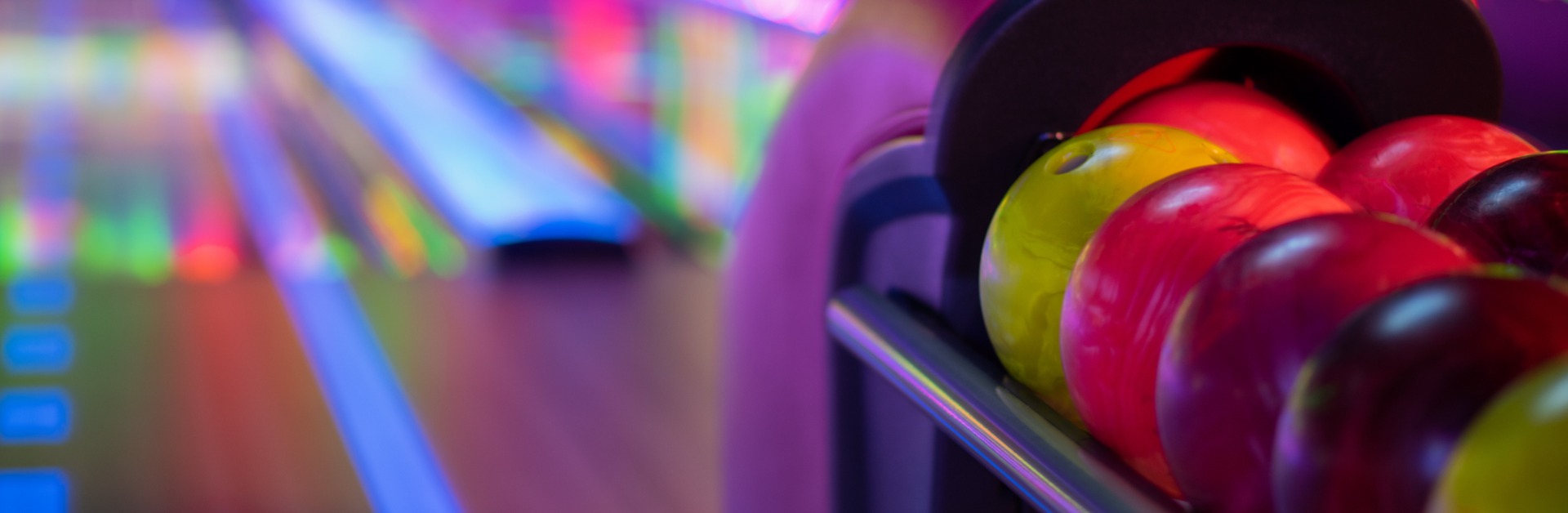 tenpin balls with blurred alley in background picture id1298251064